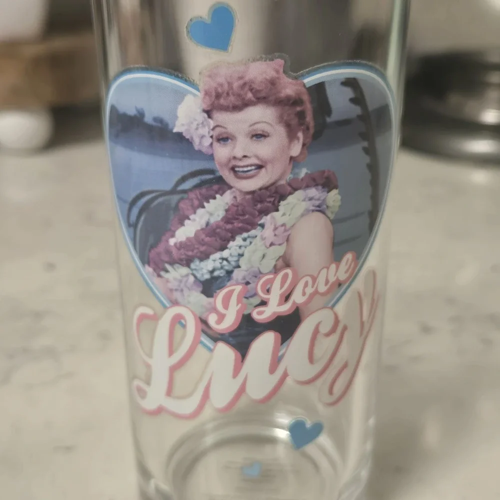 I Love Lucy 10 Oz Drinking Glasses 6
